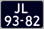 License plate of the Netherlands, Cars