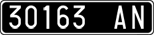 License plate of Italy, Cars (1927 year series)