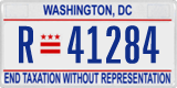District of Columbia, Rental cars (R-12345)