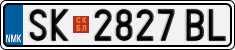 License plate of North Macedonia, Regular plates (2012)