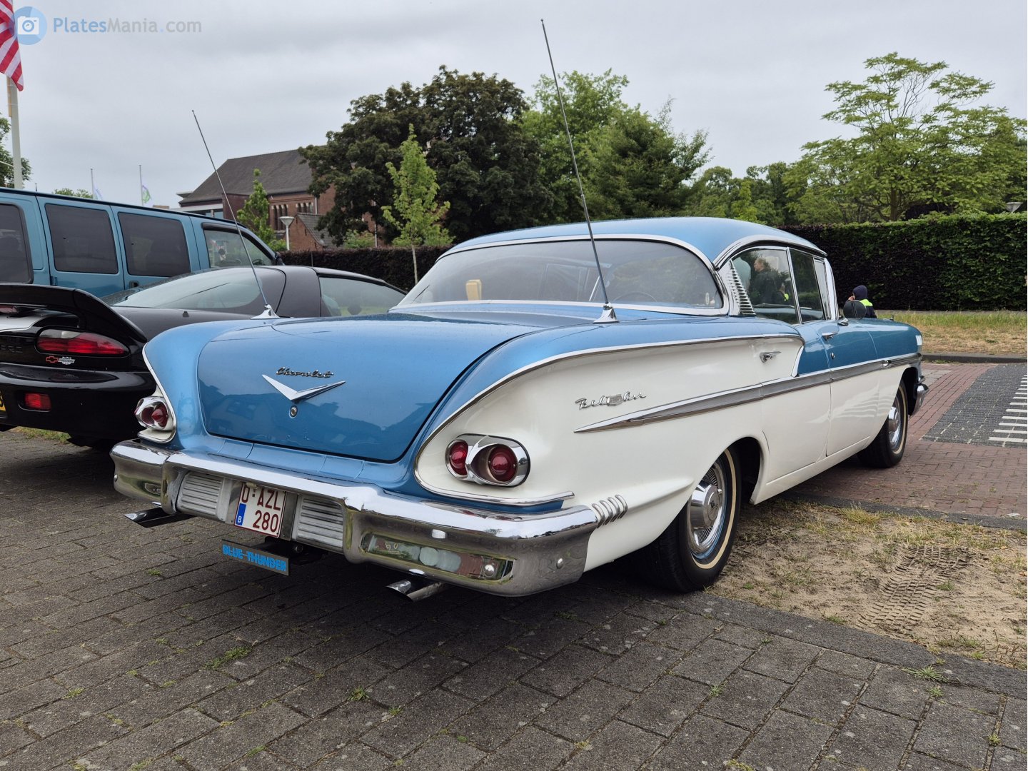 O-AZL-280, Chevrolet Bel Air 3rd gen 1958 4-door Sedan (1749/1849; B-body), 1957–1958