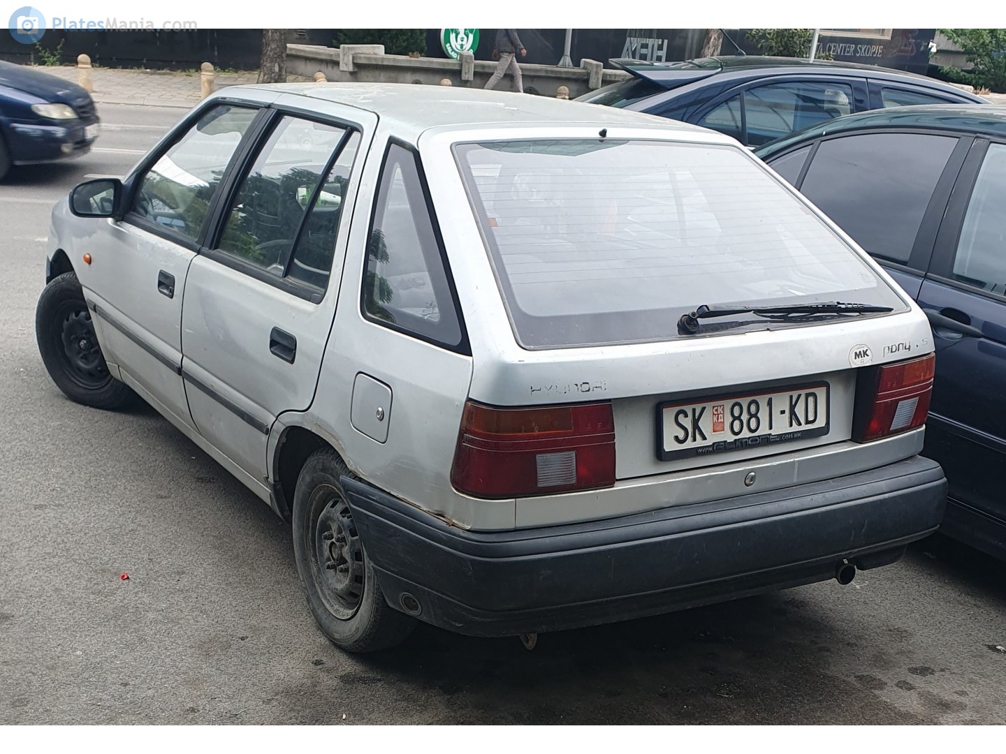 SK 881-KD, Hyundai Pony 4th gen 5-door Hatch (X2; EU-market), facelift, 1991–1994