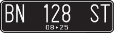License plate of Indonesia, Regular plates