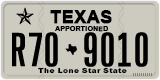 Texas, Apportioned vehicles (2012) (A12-3456)