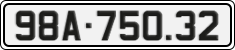 License plate of Vietnam, Cars