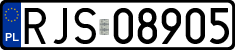 License plates of Poland, Regular car plates