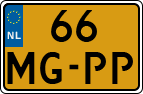 License plate of the Netherlands, Motorcycles