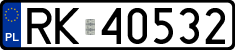 License plates of Poland, Regular car plates