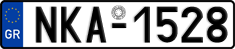 License plate of Greece, Cars