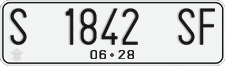 License plate of Indonesia, Regular plates