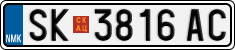 License plate of North Macedonia, Regular plates (2012)
