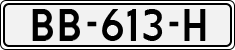 License plate of the Netherlands, Heavy Commercial Vehicles (1994 system)