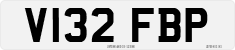 License plate of the United Kingdom, 1983 year system