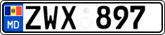 License plate of Moldova, Cars (2015)