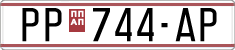 License plate of North Macedonia, Regular plates (1993)
