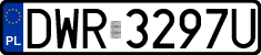 License plates of Poland, Regular car plates