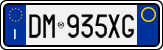 License plate of Italy, Cars (1994 year series)