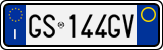 License plate of Italy, Cars (1994 year series)