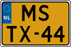 License plate of the Netherlands, Motorcycles