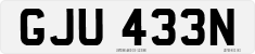 License plate of the United Kingdom, 1963 year system