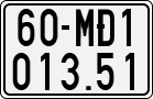 License plate of Vietnam, Specialty plates