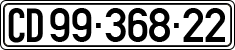 License plate of Israel, Diplomatic
