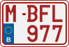 License plate of Belgium, Regular plates (2010)