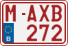 License plate of Belgium, Regular plates (2010)