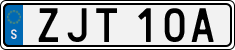 License plate of Sweden, Regular plates