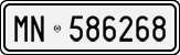 License plate of Italy, Cars (1927 year series)