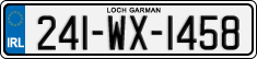 License plate of Ireland, Regular plates