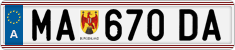 License plate of Austria, Regular plates