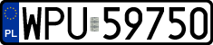 License plates of Poland, Regular car plates