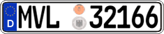 German license plate, Regional authorities