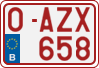 License plate of Belgium, Regular plates (2010)