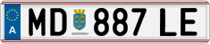 License plate of Austria, Regular plates