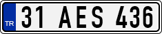License plate of Turkey, Regular plates