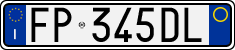 License plate of Italy, Cars (1994 year series)