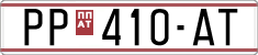 License plate of North Macedonia, Regular plates (1993)