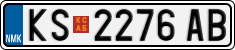 License plate of North Macedonia, Regular plates (2012)