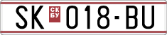 License plate of North Macedonia, Regular plates (1993)