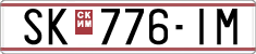License plate of North Macedonia, Regular plates (1993)