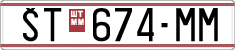 License plate of North Macedonia, Regular plates (1993)