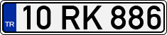 License plate of Turkey, Regular plates