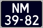 License plate of the Netherlands, Imported oldtimers (motorcycles)