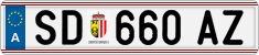 License plate of Austria, Regular plates