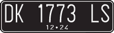 License plate of Indonesia, Regular plates