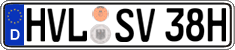 German license plate, Plates for oldtimers (type 