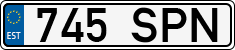License plate of Estonia, Regular car plates