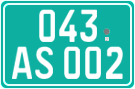 License plate of Georgia, Diplomatic
